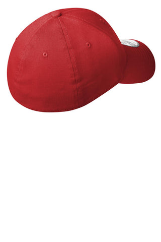 New Era Structured Stretch Cotton Cap (Scarlet Red)