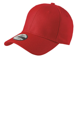 New Era Structured Stretch Cotton Cap (Scarlet Red)