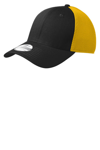 New Era Stretch Mesh Cap (Black/ Gold)