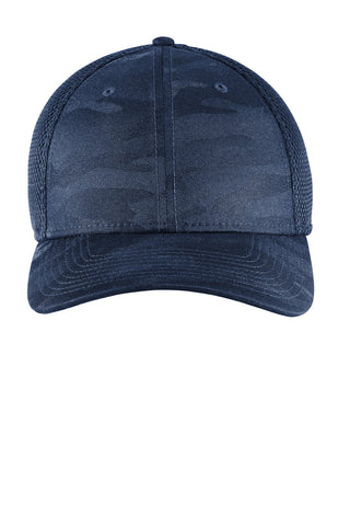 New Era Tonal Camo Stretch Tech Mesh Cap (Navy Camo)