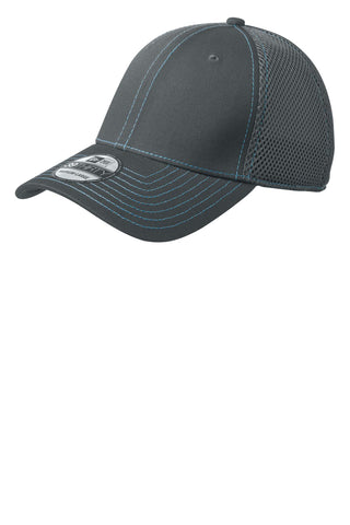 New Era Stretch Mesh Contrast Stitch Cap (Graphite/ Vice Blue)