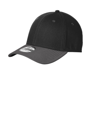 New Era Stretch Cotton Striped Cap (Black/ Graphite)