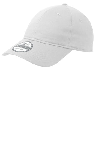 New Era Adjustable Unstructured Cap (White)