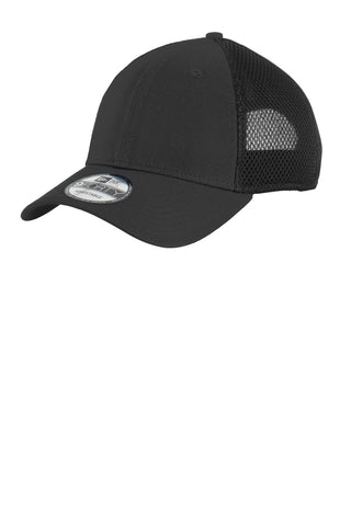 New Era Snapback Contrast Front Mesh Cap (Black/ Black)