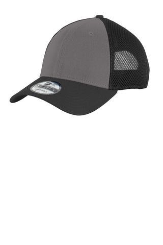 New Era Snapback Contrast Front Mesh Cap (Charcoal/ Black)