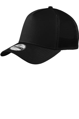 New Era Snapback Trucker Cap (Black/ Black)