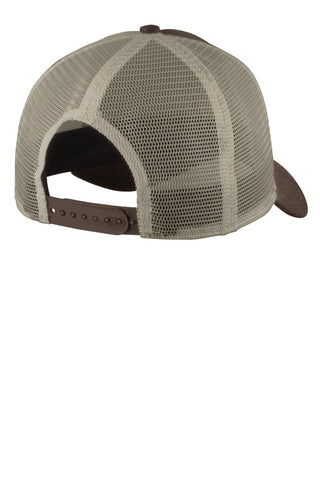 New Era Snapback Trucker Cap (Chocolate/ Khaki)