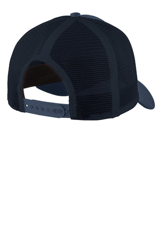 New Era Snapback Trucker Cap (Deep Navy/ Deep Navy)