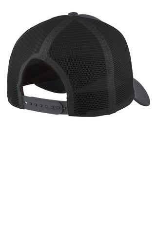 New Era Snapback Trucker Cap (Graphite/ Black)