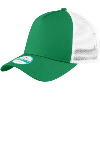 New Era Snapback Trucker Cap (Kelly/ White)