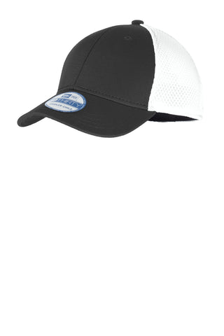 New Era Youth Stretch Mesh Cap (Black/ White)