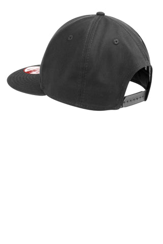 New Era Flat Bill Snapback Cap (Charcoal)