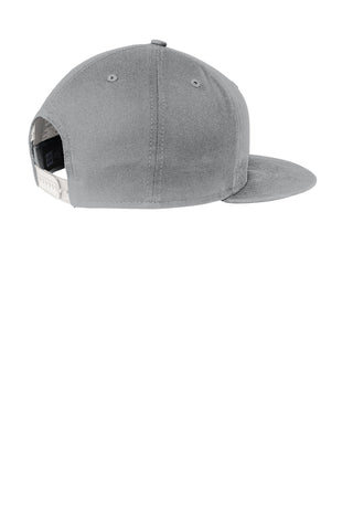 New Era Flat Bill Snapback Cap (Grey)