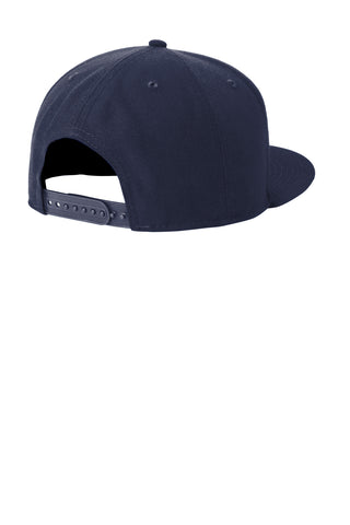 New Era Standard Fit Flat Bill Snapback Cap (Deep Navy)