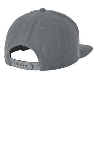 New Era Original Fit Flat Bill Snapback Cap (Graphite)