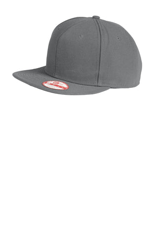 New Era Original Fit Flat Bill Snapback Cap (Graphite)