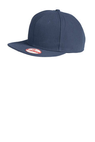 New Era Original Fit Flat Bill Snapback Cap (League Navy)