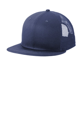 New Era Standard Fit Snapback Trucker Cap (Deep Navy/ Deep Navy)