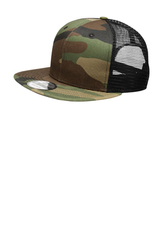 New Era Original Fit Snapback Trucker Cap (Camo/ Black)