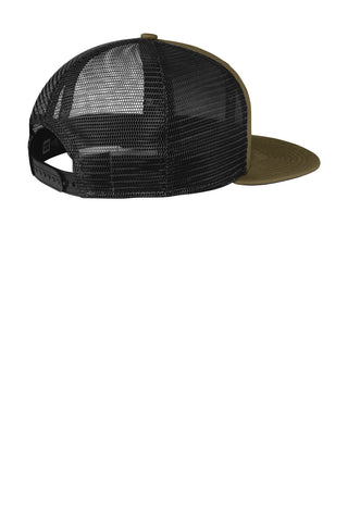 New Era Original Fit Snapback Trucker Cap (Olive/ Black)