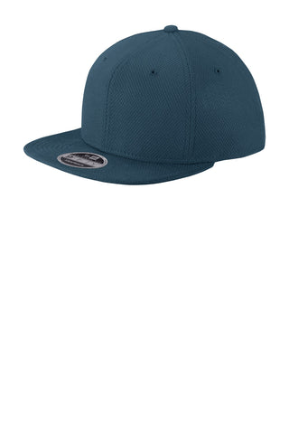 New Era Original Fit Diamond Era Flat Bill Snapback Cap (Deep Navy)