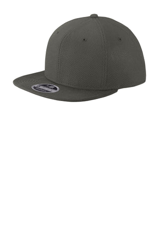 New Era Original Fit Diamond Era Flat Bill Snapback Cap (Graphite)