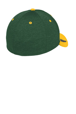 New Era Shadow Stretch Heather Colorblock Cap (Gold/ Dark Green Shadow Heather)