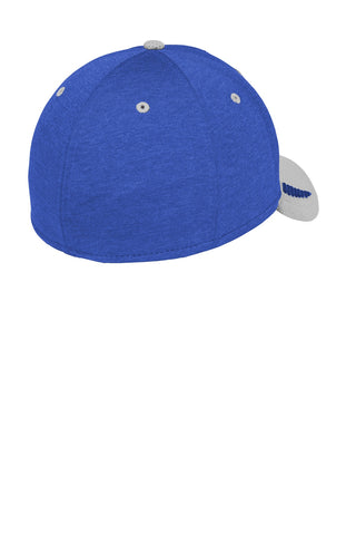 New Era Shadow Stretch Heather Colorblock Cap (Grey/ Royal Shadow Heather)