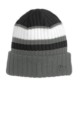 New Era Ribbed Tailgate Beanie (Black/ Graphite)