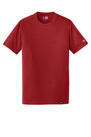 New Era Heritage Blend Crew Tee (Crimson)