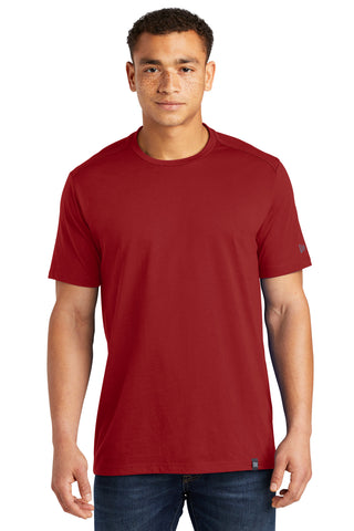 New Era Heritage Blend Crew Tee (Crimson)