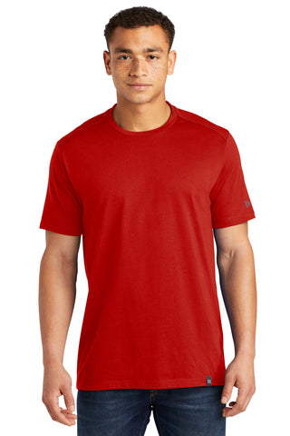 New Era Heritage Blend Crew Tee (Scarlet)