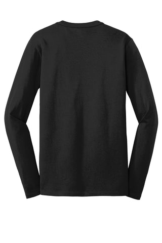 New Era Heritage Blend Long Sleeve Crew Tee (Black)