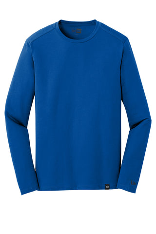 New Era Heritage Blend Long Sleeve Crew Tee (Royal)