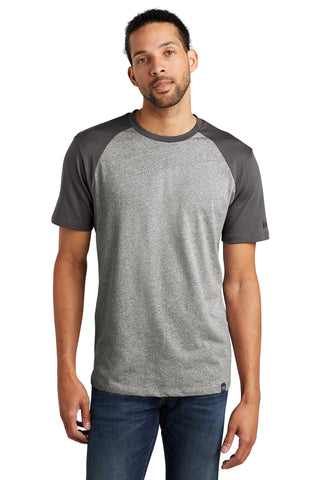 New Era Heritage Blend Varsity Tee (Graphite/ Light Graphite Twist)