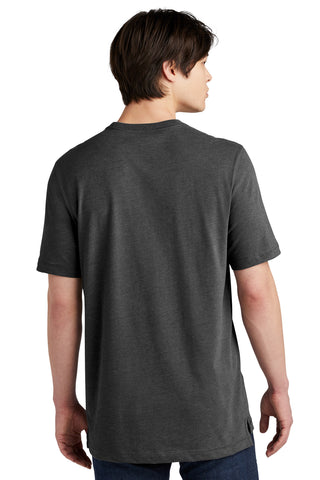 New Era Sueded Cotton Blend Crew Tee (Black Heather)