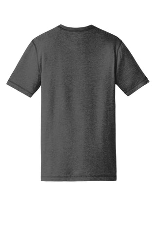 New Era Sueded Cotton Blend Crew Tee (Black Heather)