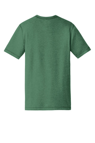 New Era Sueded Cotton Blend Crew Tee (Dark Green Heather)