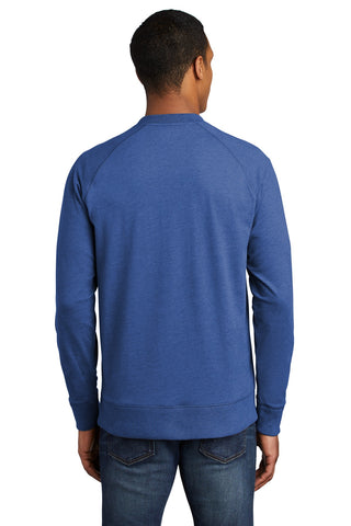 New Era Sueded Cotton Blend 1/4-Zip Pullover (Royal Heather)