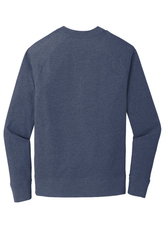 New Era Sueded Cotton Blend 1/4-Zip Pullover (True Navy Heather)