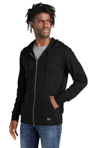 New Era Thermal Full-Zip Hoodie (Black)