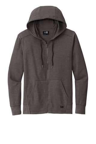 New Era Thermal Full-Zip Hoodie (Black Heather)