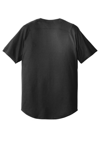 New Era Diamond Era Full-Button Jersey (Black)