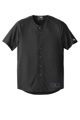 New Era Diamond Era Full-Button Jersey (Black)