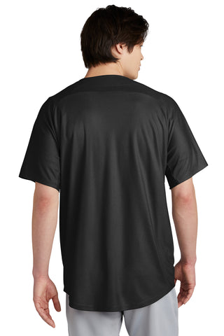 New Era Diamond Era Full-Button Jersey (Black)