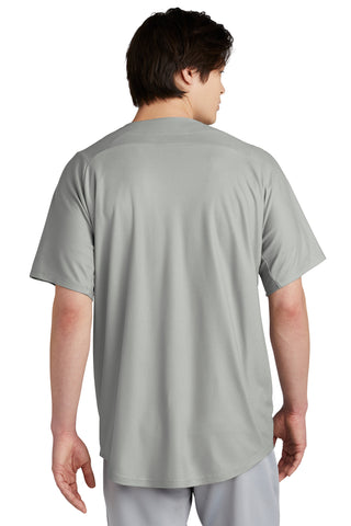 New Era Diamond Era Full-Button Jersey (Grey)