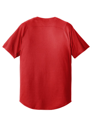 New Era Diamond Era Full-Button Jersey (Scarlet)