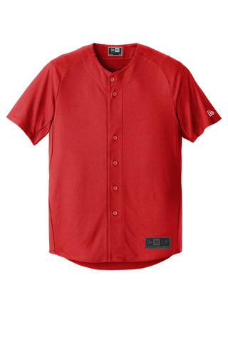 New Era Diamond Era Full-Button Jersey (Scarlet)