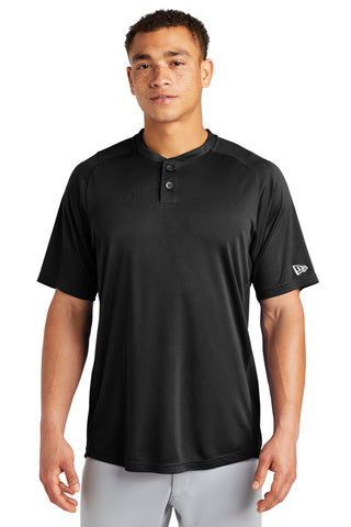 New Era Diamond Era 2-Button Jersey (Black)