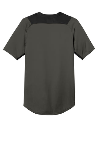 New Era Diamond Era 2-Button Jersey (Graphite/ Black)